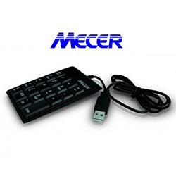 Mecer USB Numeric Keypad - Black